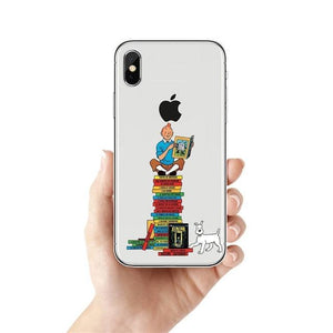 Tintin & Snowy Collection - Soft Silicone iPhone Cover Case