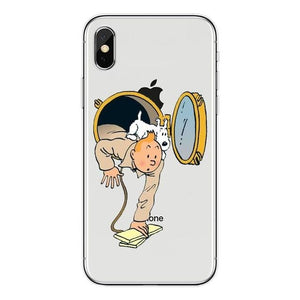 Tintin & Snowy - Soft Silicone iPhone Cover Case