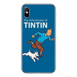 The Adventures Of Tintin - Soft Silicone iPhone Cover Case
