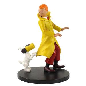 The Adventures of Tintin Tintin Figurine PVC Statue big Figure 18cm high  loose 